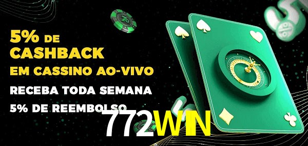 Promoções do cassino ao Vivo 772WIN